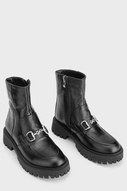 Напівчеревики 240 Чорні - Купуй стильне взуття в інтернет магазині Charivno 