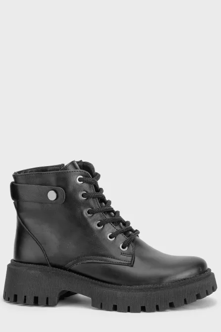 Черевики 189 чорний - Купуй стильне взуття в інтернет магазині Charivno 