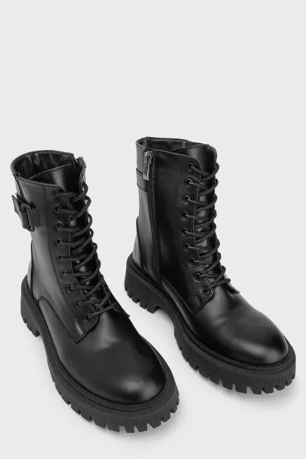 Черевики 260 чорний - Купуй стильне взуття в інтернет магазині Charivno 