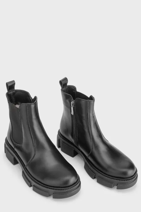 Черевики 208 чорний - Купуй стильне взуття в інтернет магазині Charivno 